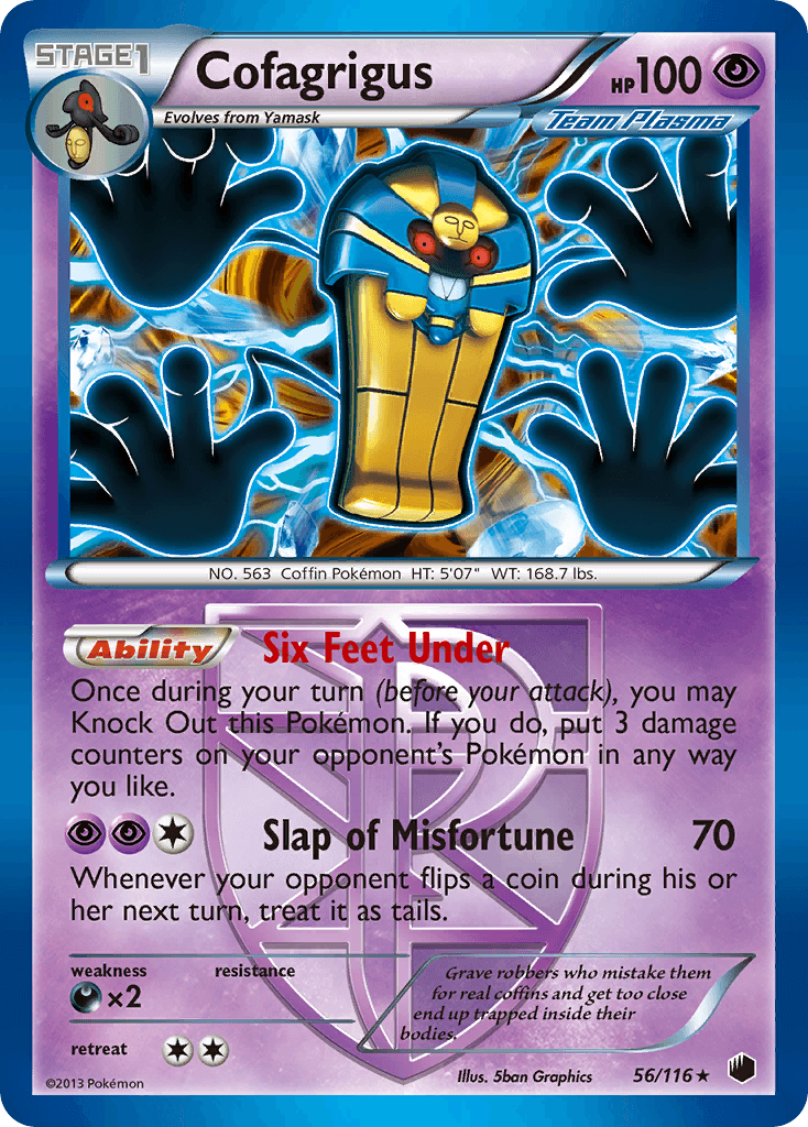 Cofagrigus Plasma Freeze