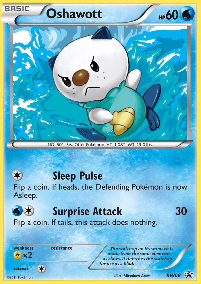 Oshawott BW Black Star Promos