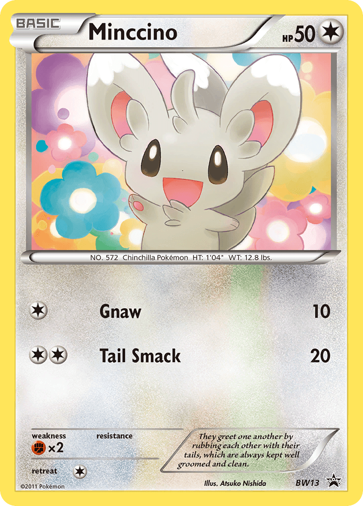 Minccino BW Black Star Promos