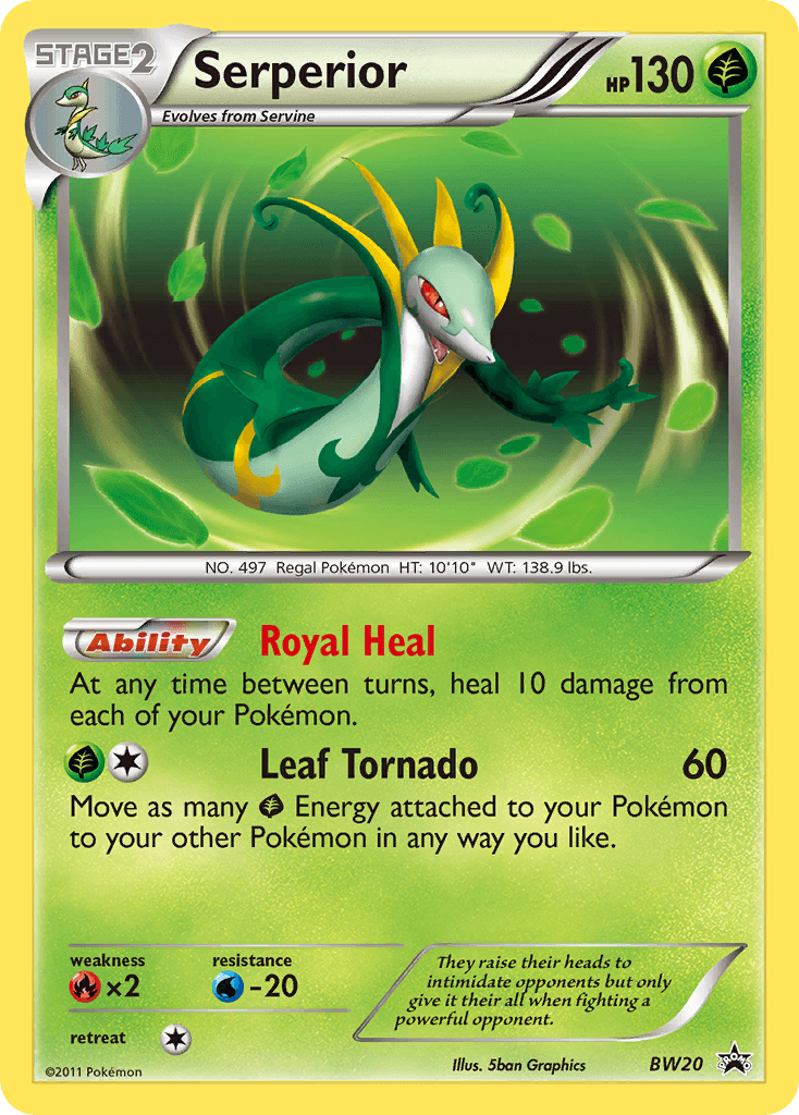 Serperior BW Black Star Promos