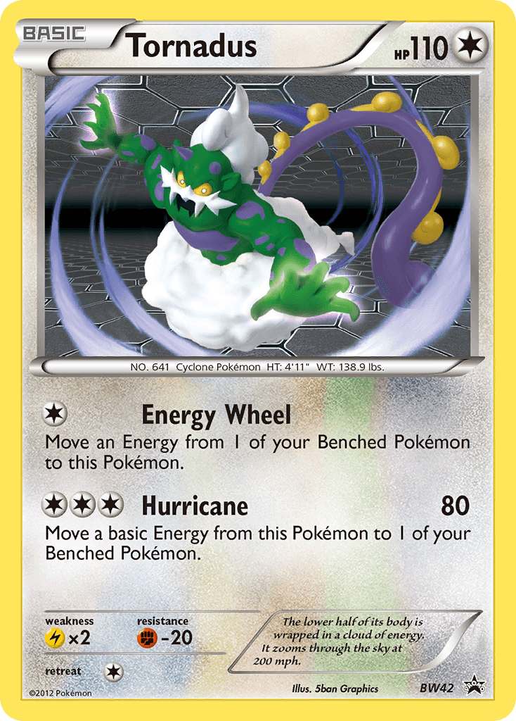 Tornadus BW Black Star Promos
