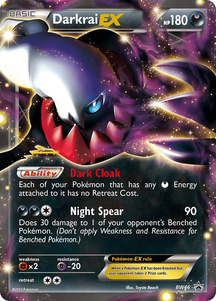Darkrai-EX BW Black Star Promos