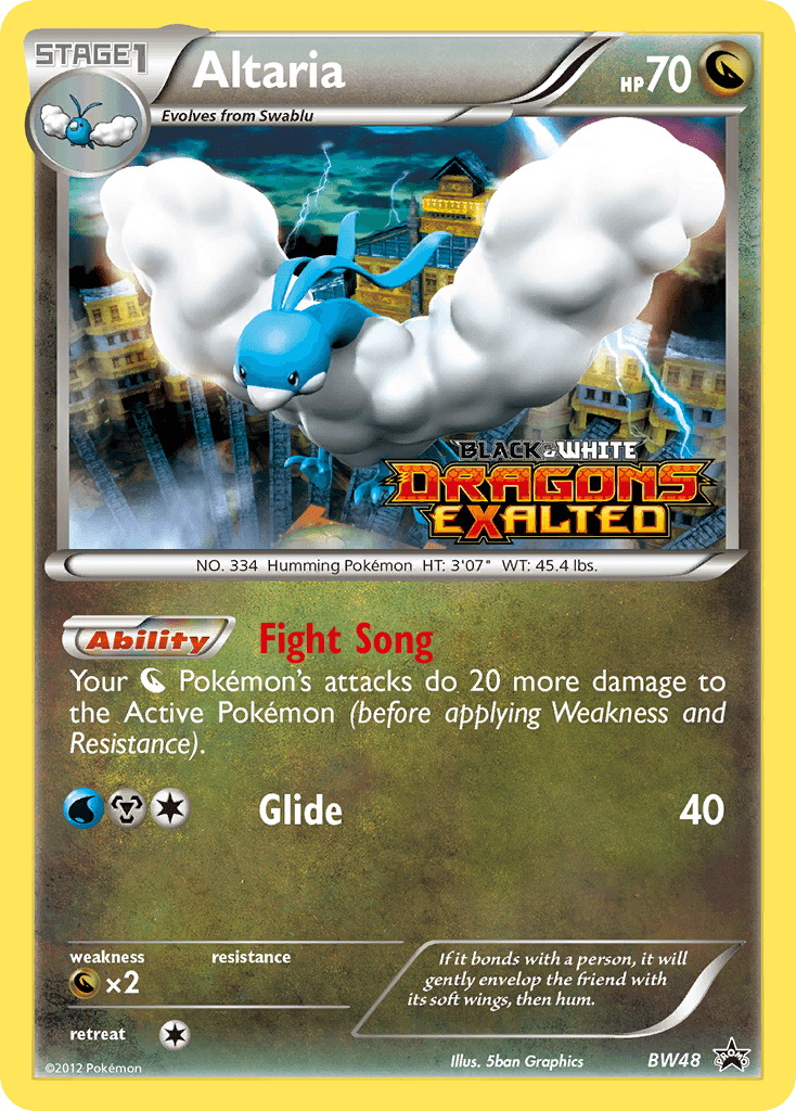 Altaria BW Black Star Promos