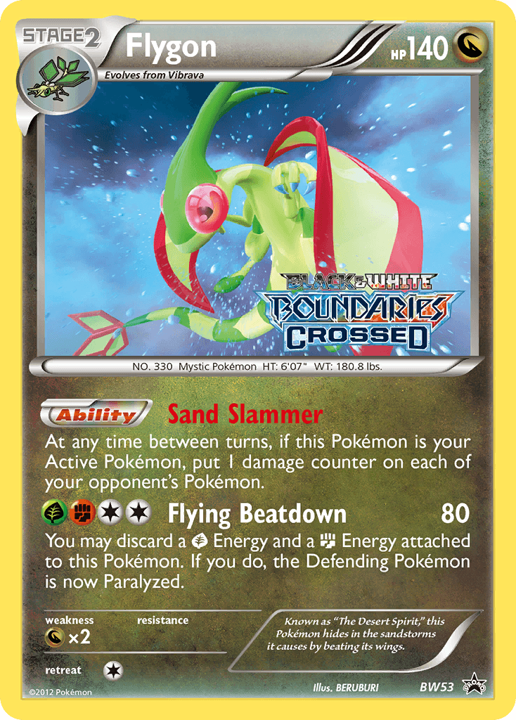 Flygon BW Black Star Promos