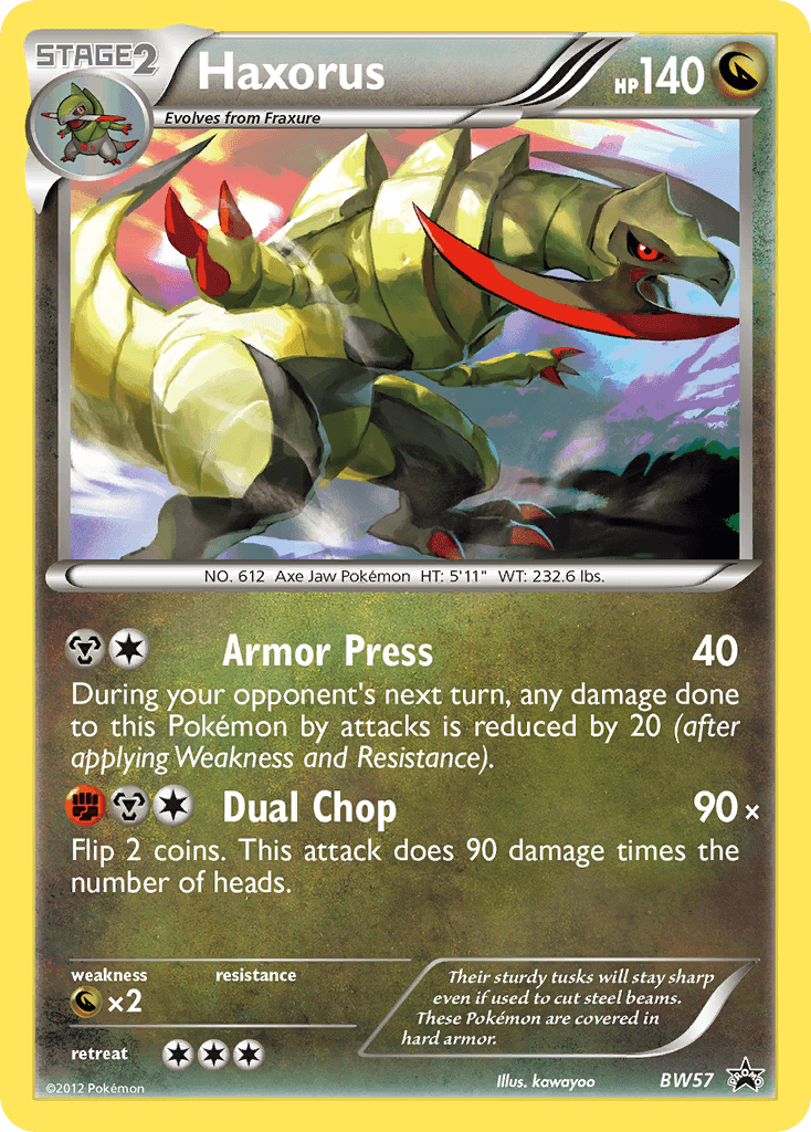 Haxorus BW Black Star Promos