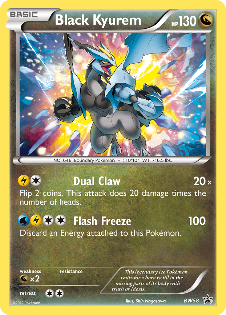 Black Kyurem BW Black Star Promos
