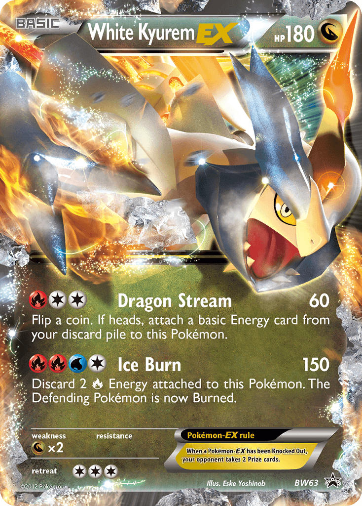 White Kyurem-EX BW Black Star Promos