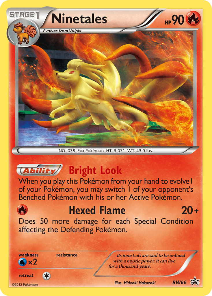 Ninetales BW Black Star Promos