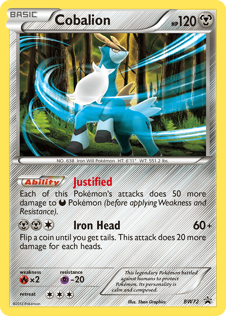 Cobalion BW Black Star Promos