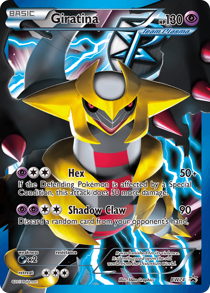Giratina BW Black Star Promos