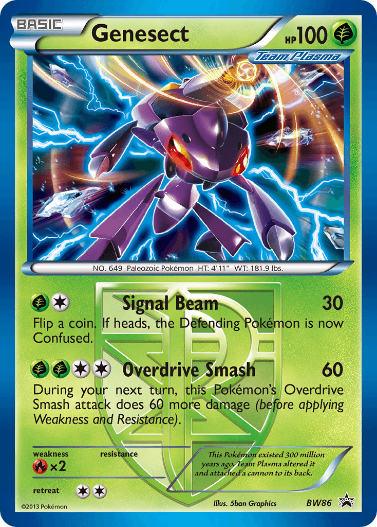 Genesect BW Black Star Promos