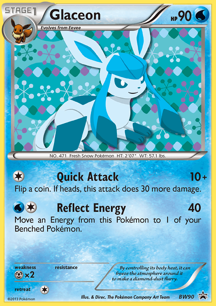 Glaceon BW Black Star Promos