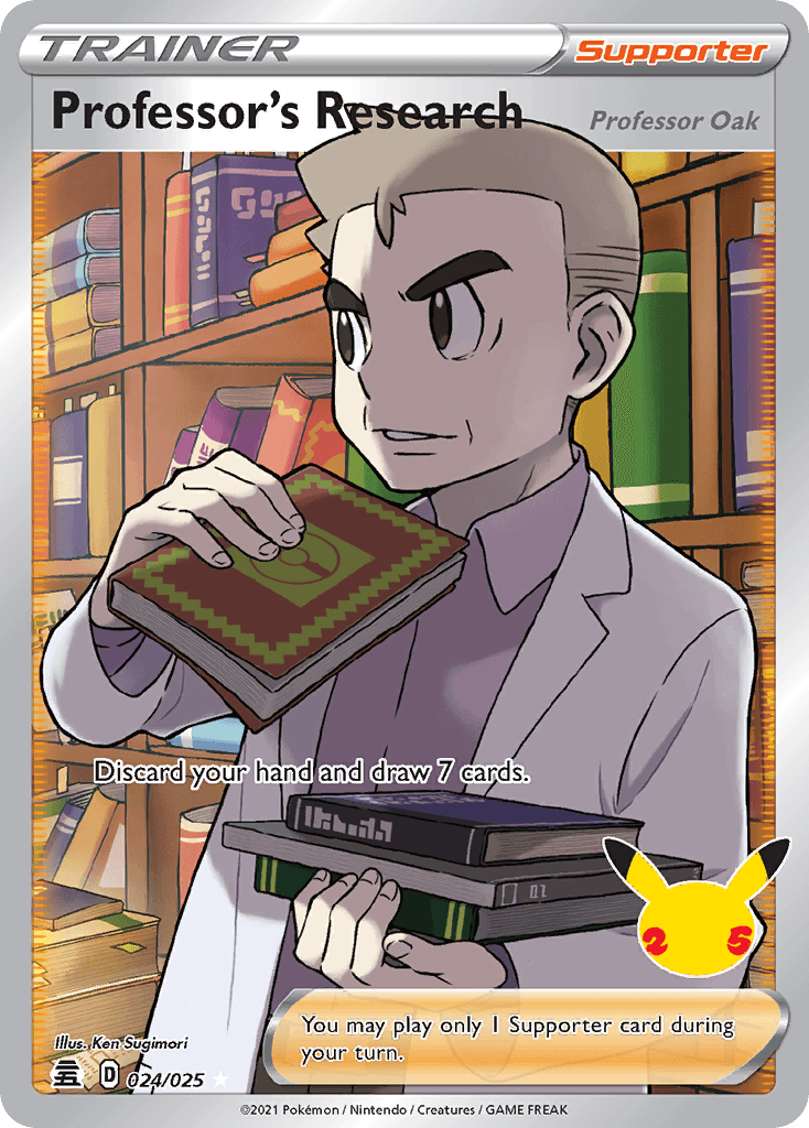 Professor's Research (Professor Oak) Celebrations