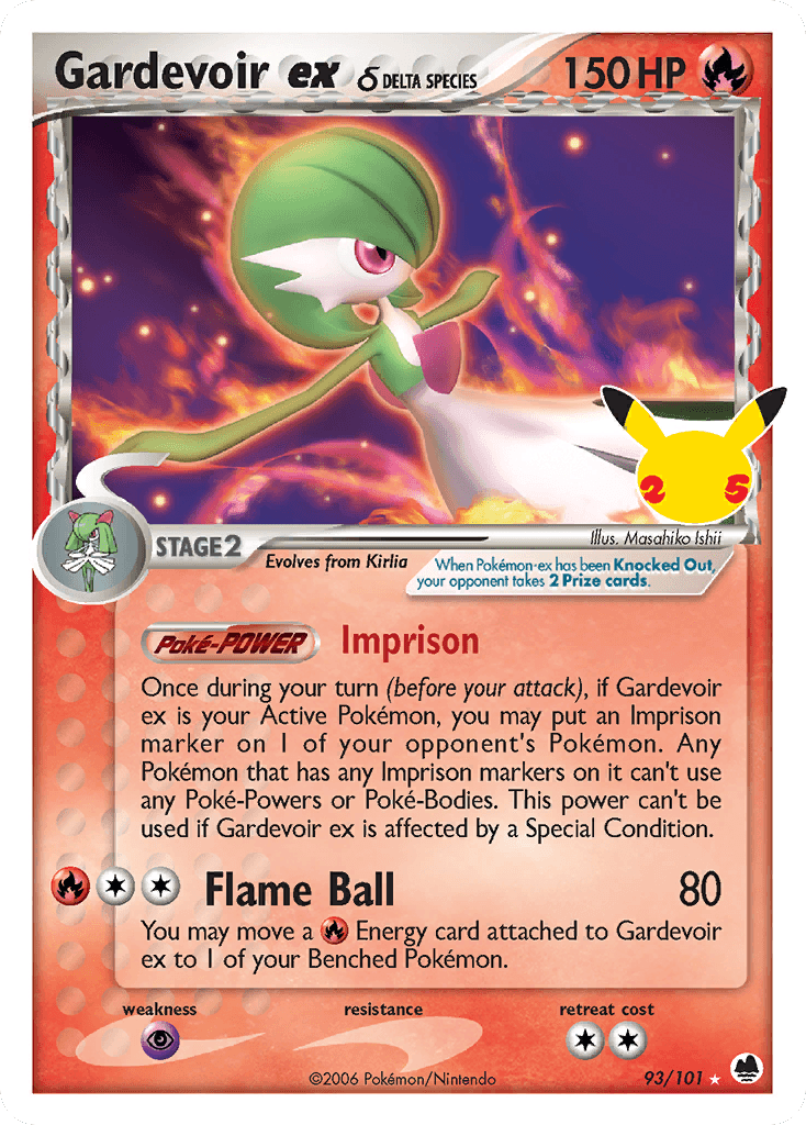 Gardevoir ex δ Celebrations: Classic Collection