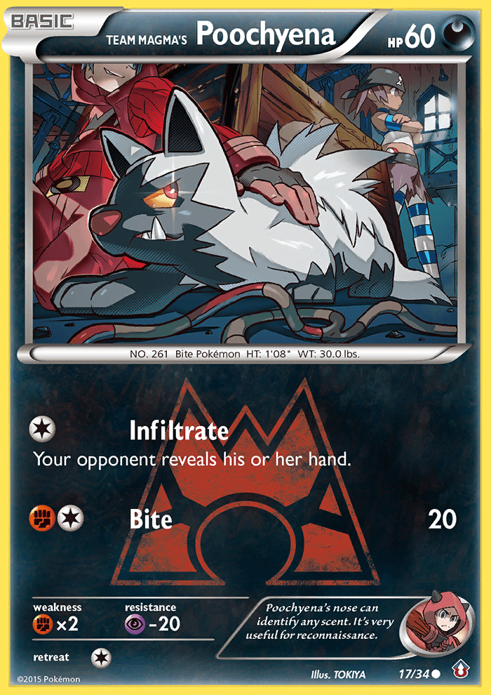 Team Magma's Poochyena Double Crisis