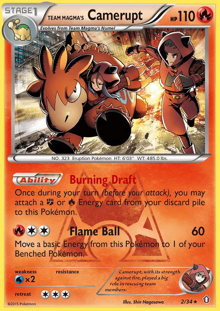 Team Magma's Camerupt Double Crisis