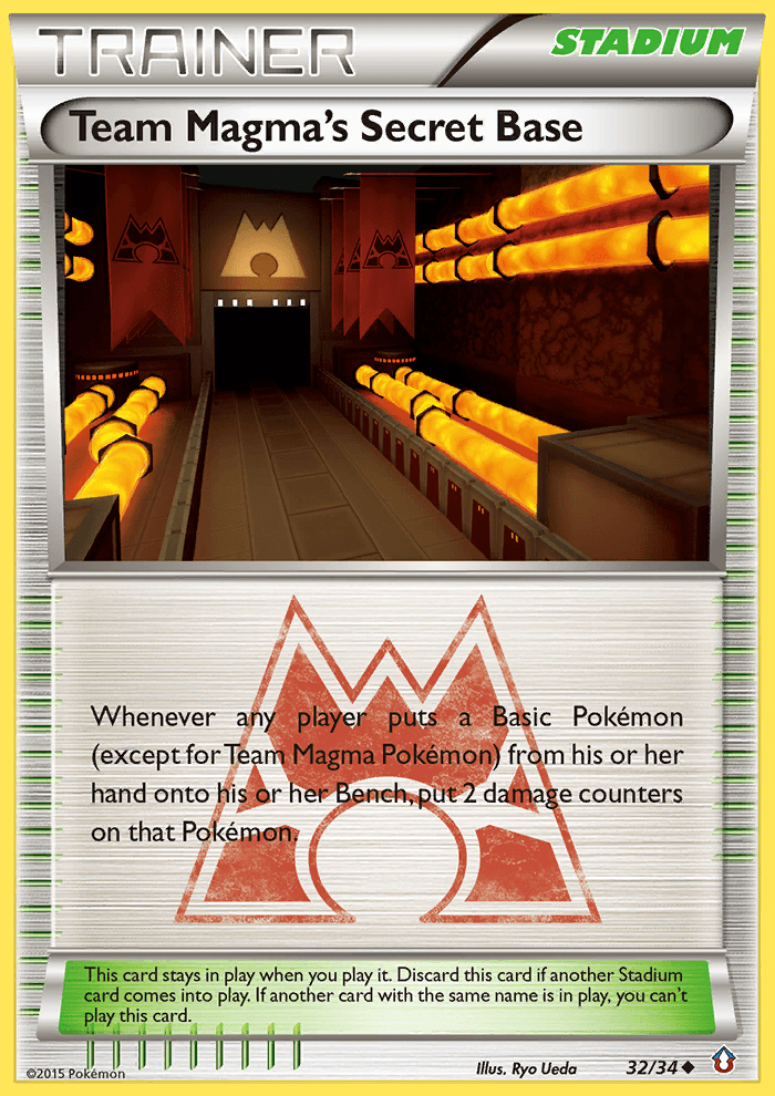 Team Magma's Secret Base Double Crisis