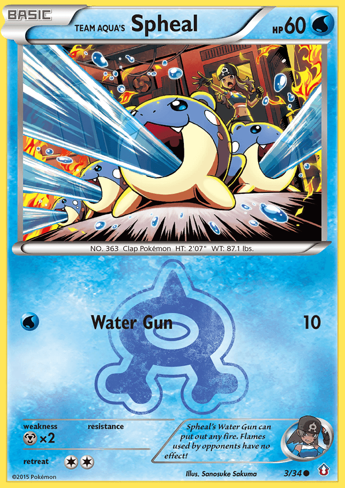 Team Aqua's Spheal Double Crisis