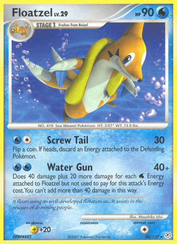 Floatzel Diamond & Pearl