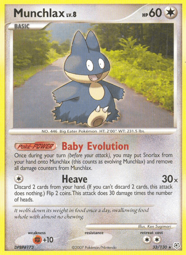 Munchlax Diamond & Pearl
