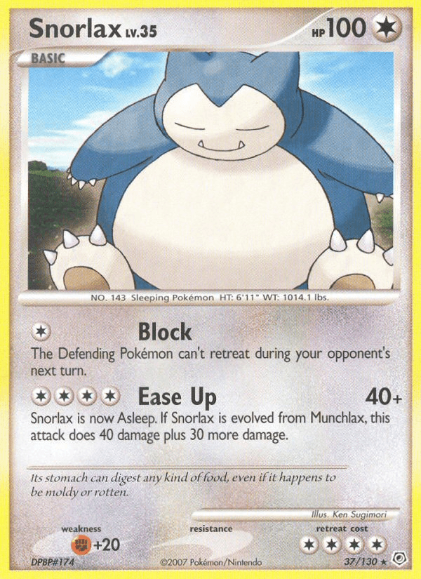 Snorlax Diamond & Pearl