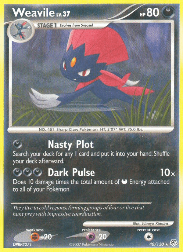 Weavile Diamond & Pearl