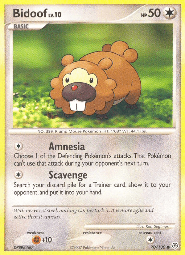 Bidoof Diamond & Pearl