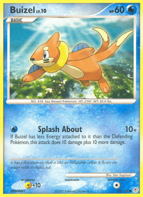 Buizel Diamond & Pearl