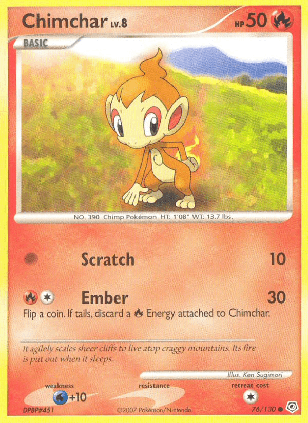 Chimchar Diamond & Pearl
