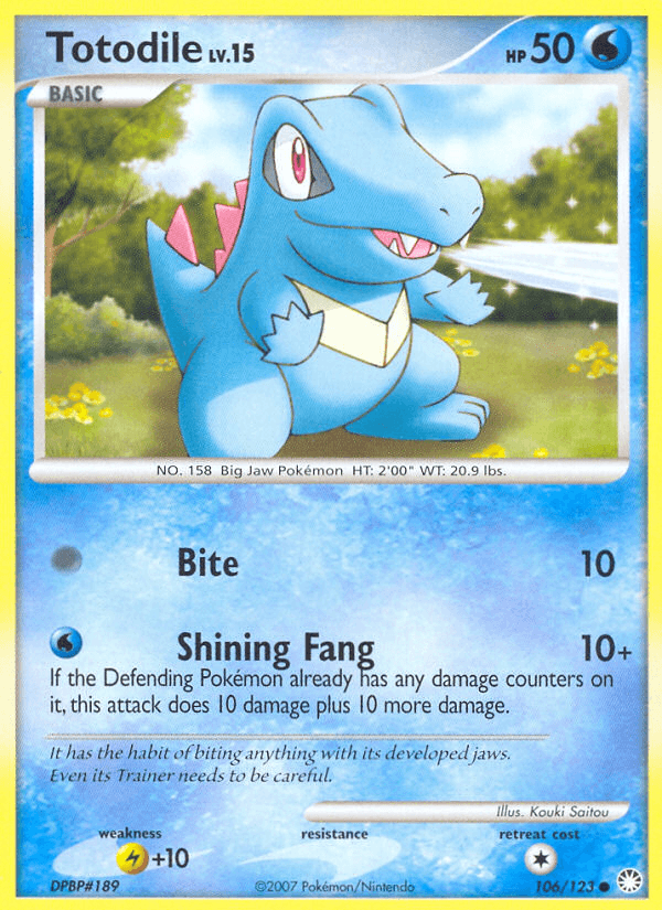 Totodile Mysterious Treasures