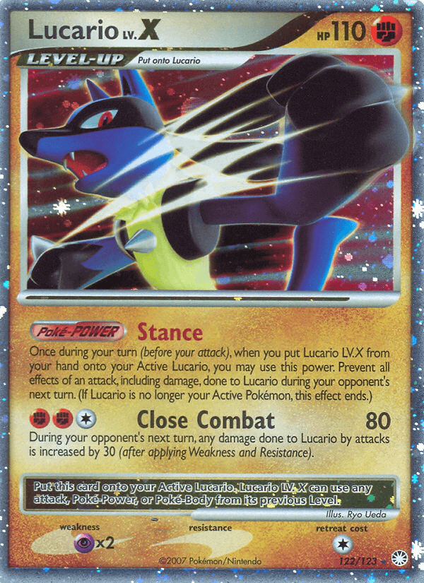 Lucario LV.X Mysterious Treasures