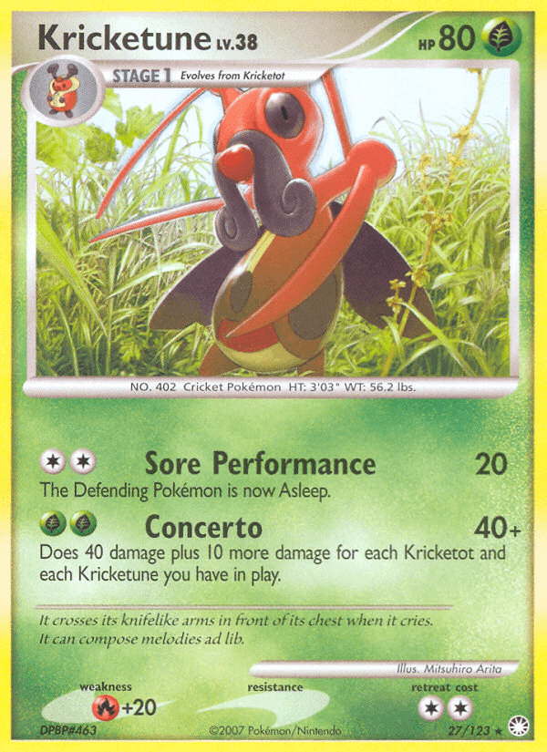 Kricketune Mysterious Treasures