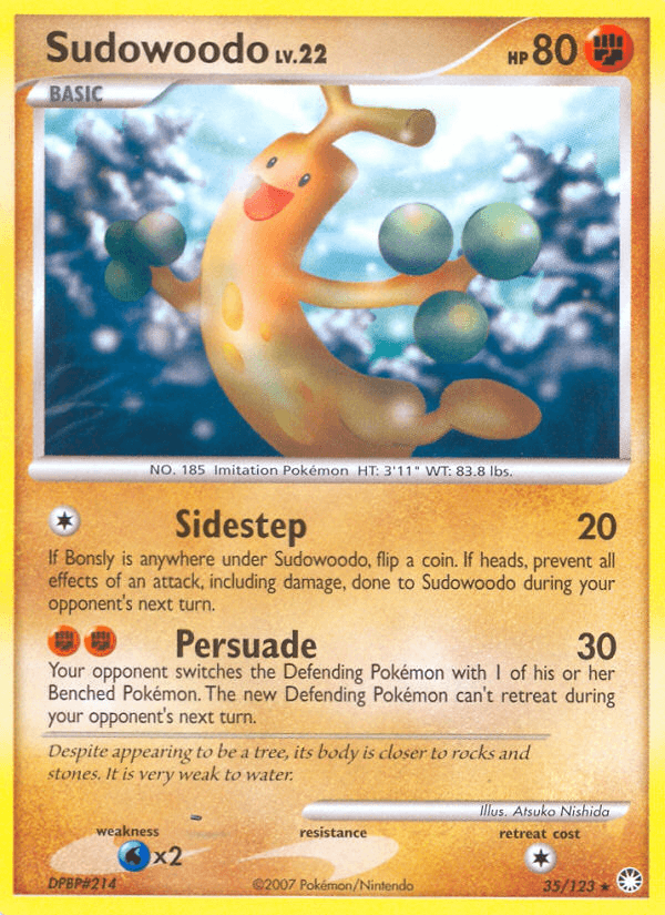 Sudowoodo Mysterious Treasures