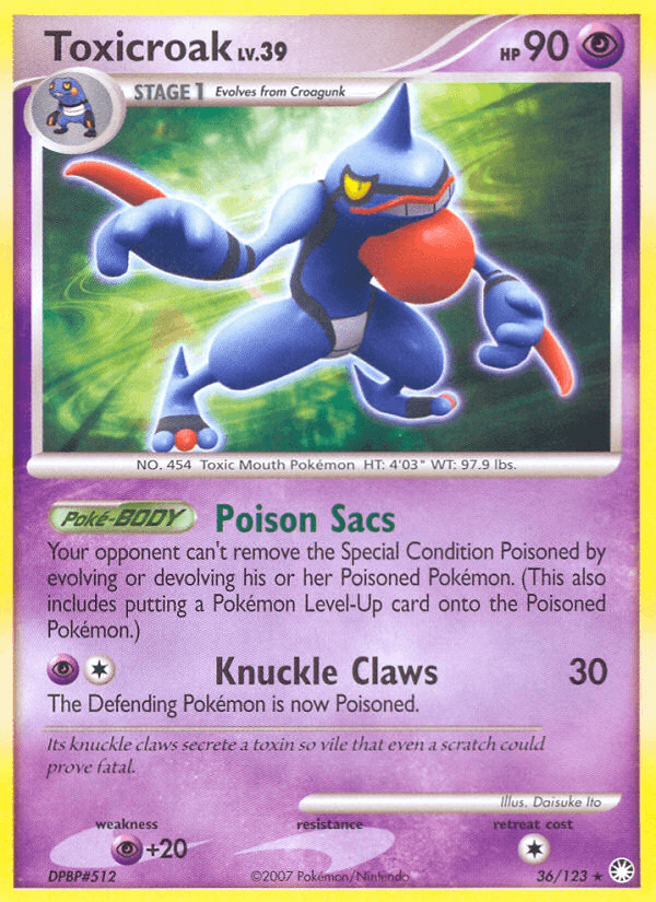 Toxicroak Mysterious Treasures