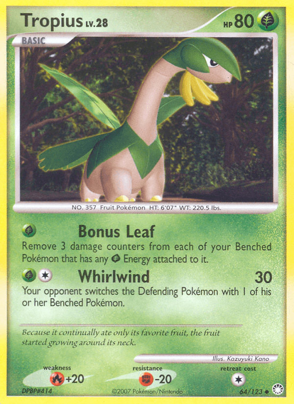 Tropius Mysterious Treasures