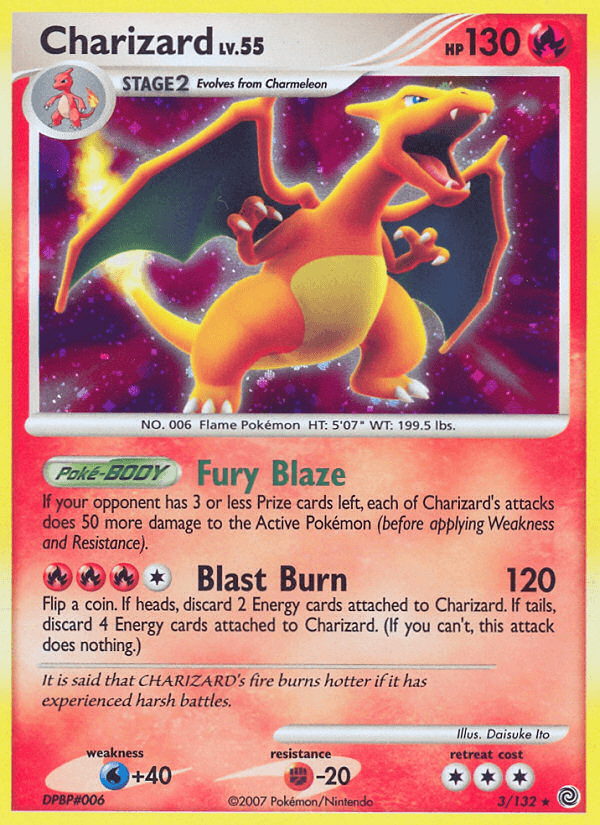 Charizard Secret Wonders