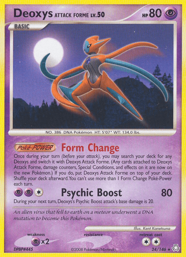 Deoxys Attack Forme Legends Awakened