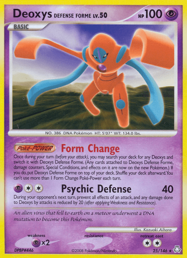 Deoxys Defense Forme Legends Awakened