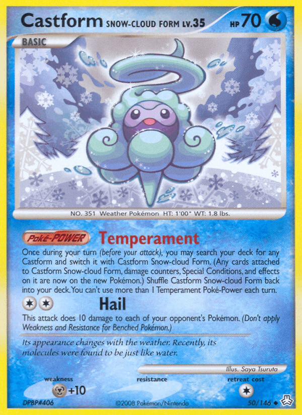 Castform Snow-Cloud Form Legends Awakened