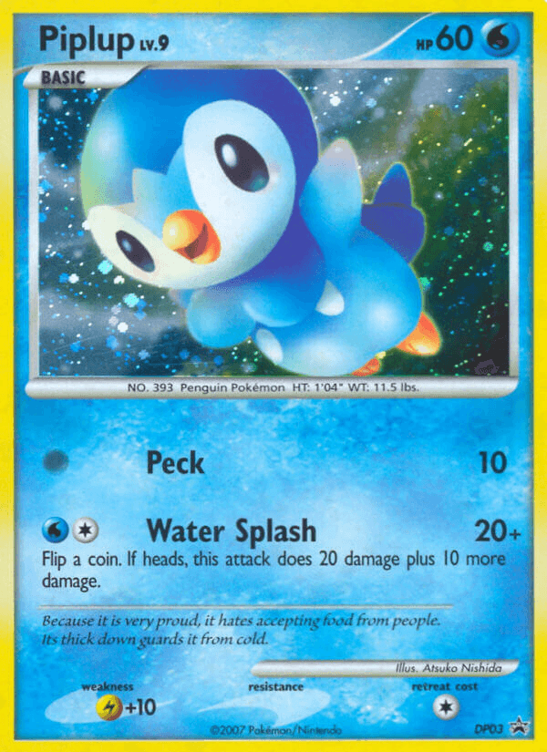 Piplup DP Black Star Promos