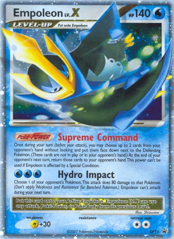 Empoleon LV.X DP Black Star Promos