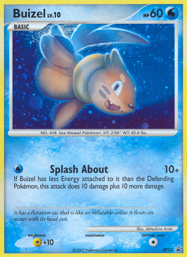 Buizel DP Black Star Promos
