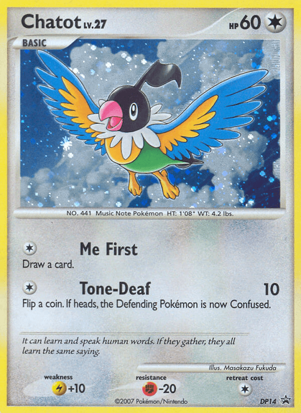Chatot DP Black Star Promos