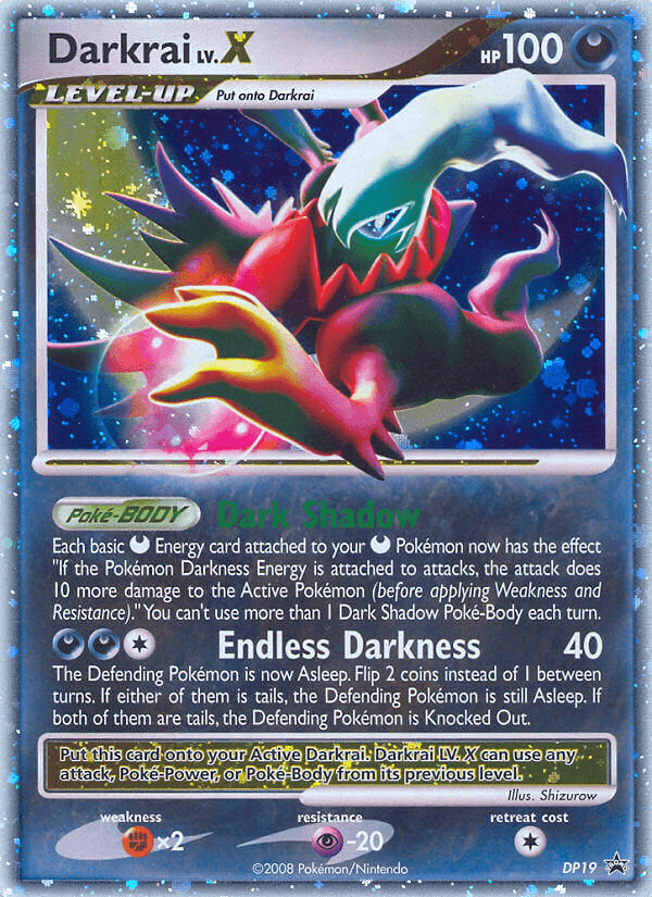 Darkrai LV.X DP Black Star Promos