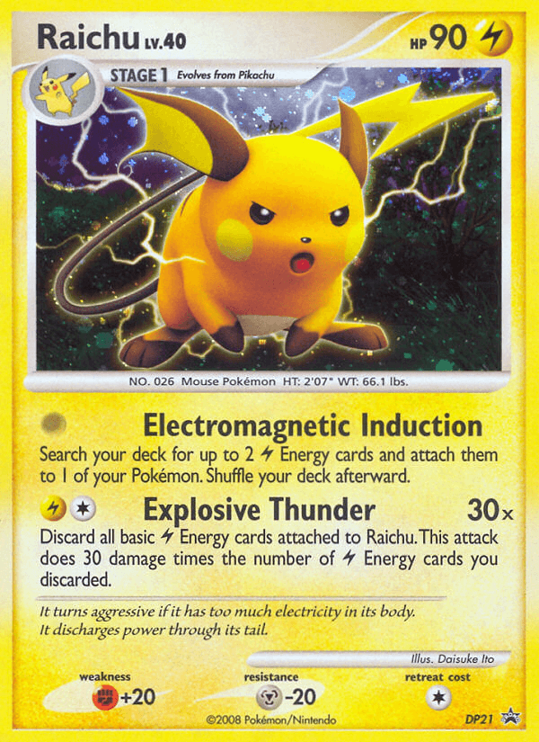 Raichu DP Black Star Promos