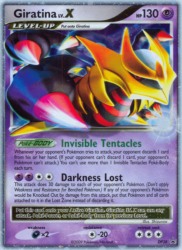 Giratina LV.X DP Black Star Promos