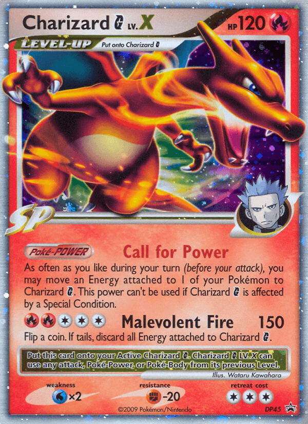 Charizard G LV.X DP Black Star Promos