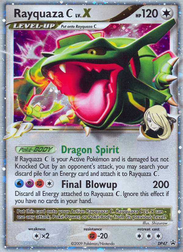 Rayquaza C LV.X DP Black Star Promos