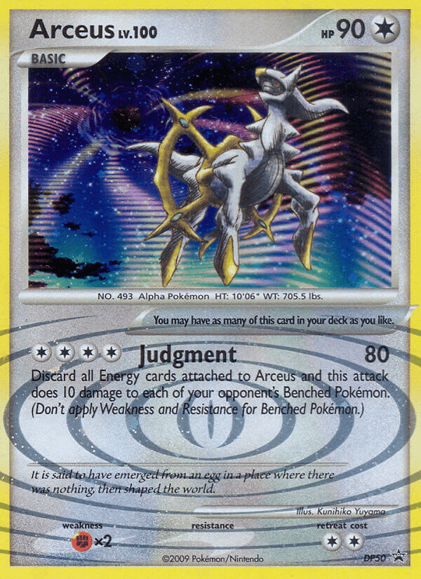 Arceus DP Black Star Promos