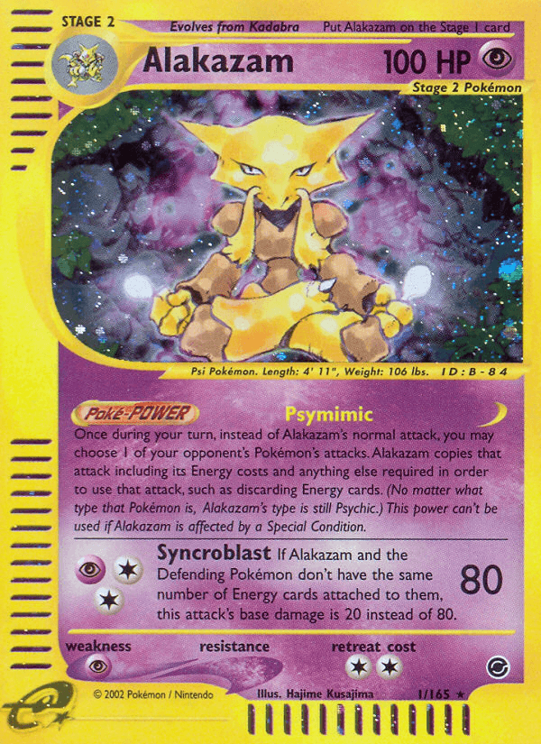 Alakazam Expedition Base Set
